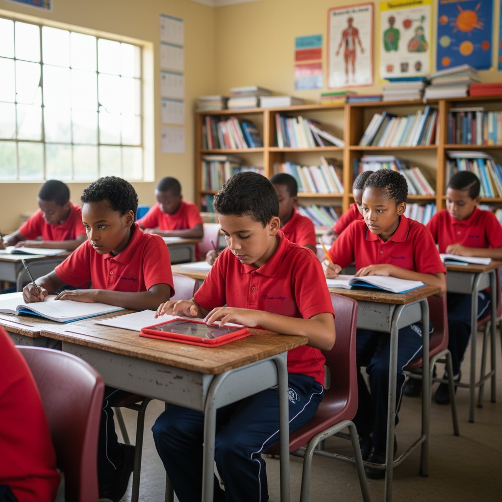 Apply Now Learners working at desks